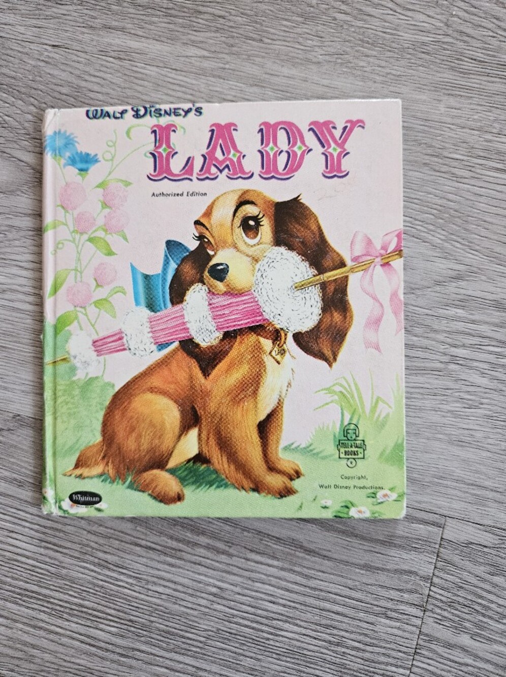 🧡3/$15 Vintage Lady And The Tramp Disney Mini Book